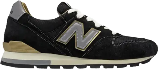 Кроссовки New Balance 996 Made In USA 'Black Gold', черный