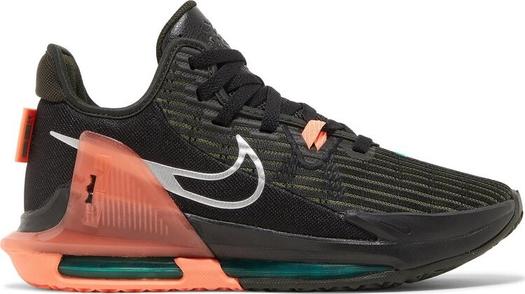 Кроссовки Nike LeBron Witness 6 'Black Sequoia Crimson Pulse', черный