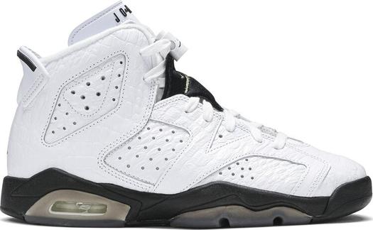 Кроссовки Air Jordan 6 Retro BG Alligator, серый