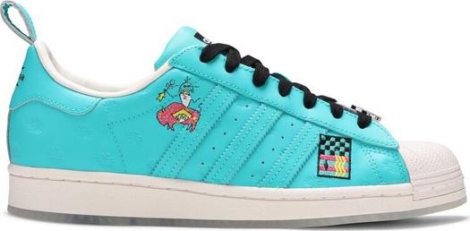 Кроссовки Adidas Arizona x Superstar 'Have an Iced Day - Teal White', зеленый