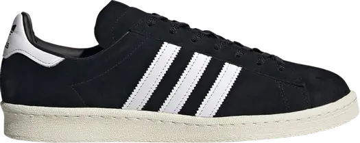 Кроссовки Adidas Campus 80s 'Black White', черный
