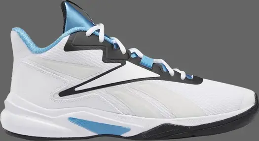 Кроссовки more buckets 'white energy blue' Reebok, белый