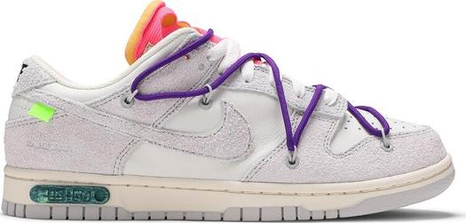 Кроссовки Nike Off-White x Dunk Low 'Lot 15 of 50', белый