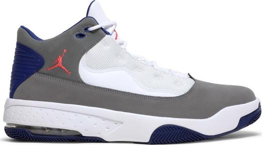 Кроссовки Jordan Max Aura 2 Grey Royal Blue, серый