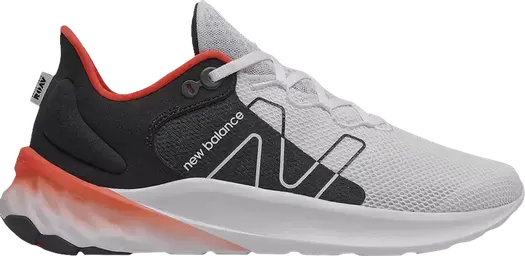Кроссовки New Balance Fresh Foam Roav v2, черный/белый/оранжевый