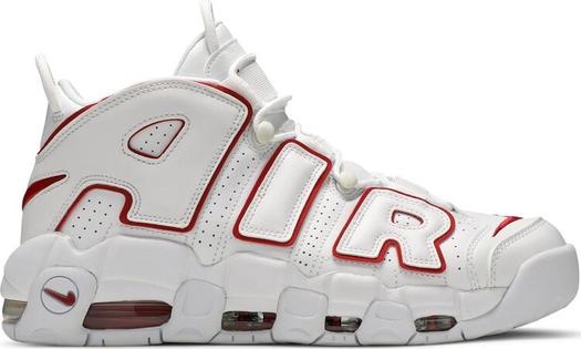 Кроссовки Nike Air More Uptempo 'White Varsity Red' 2021, белый