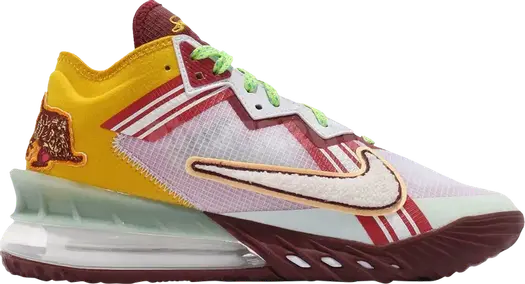 Кроссовки Nike Mimi Plange x LeBron 18 Low EP 'Higher Learning', белый