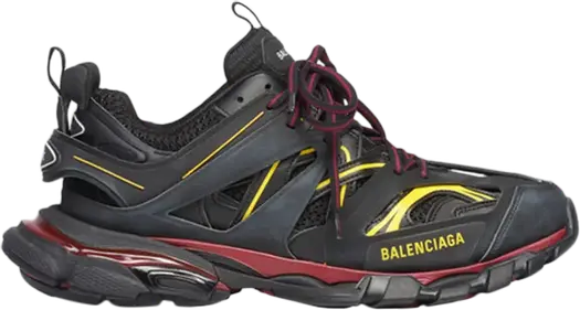 Кроссовки Balenciaga Track Sneaker Black Bordeaux, черные