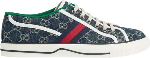 Кроссовки Gucci Tennis 1977, синий/слоновая кость