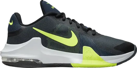 Кроссовки Nike Air Max Impact 4 'Armory Navy Volt', черный