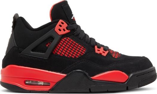 Кроссовки Air Jordan 4 Retro GS Red Thunder, красный