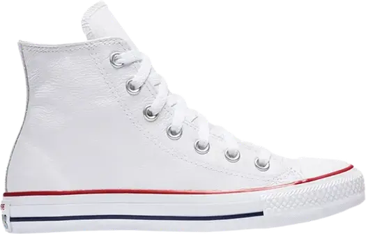 Кроссовки Converse Chuck Taylor All Star Leather Hi White, белый