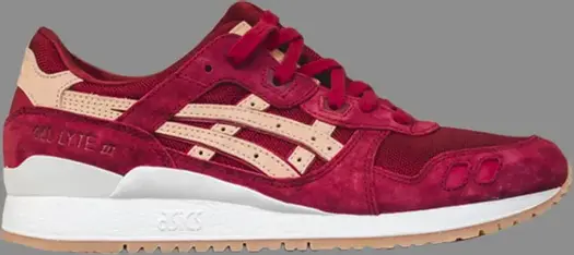 Кроссовки gel-lyte 3 'veg tan' Asics, красный