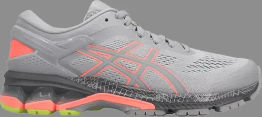 Кроссовки wmns gel kayano 26 'hyper flash - piedmont grey sun coral' Asics, серый