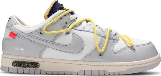 Кроссовки Nike Off-White x Dunk Low 'Lot 27 of 50', белый