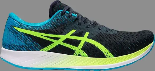 Кроссовки hyper speed 'blue hazard green' Asics, синий