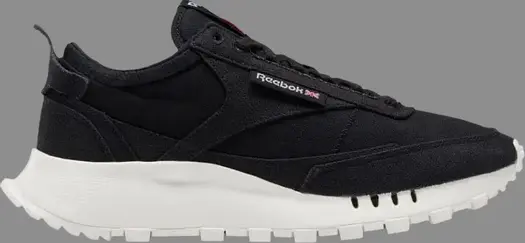 Кроссовки classic leather legacy grow 'black chalk' Reebok, черный