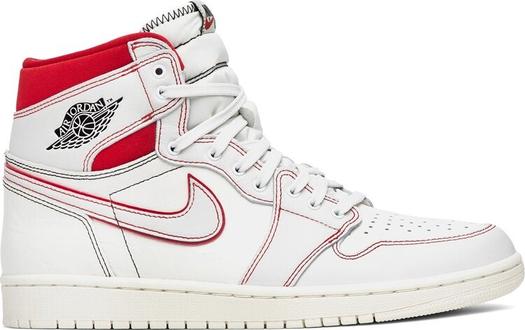 Кроссовки Air Jordan 1 Retro High OG Phantom, белый