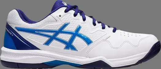 Кроссовки gel dedicate 7 'white electric blue' Asics, белый