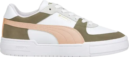 Кроссовки Puma CA Pro Mix - White Dark Green Moss, белый