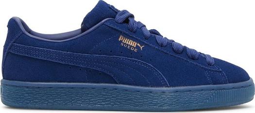Кроссовки Puma Suede Classic Jr Mono Gold - Elektro Blue, синий