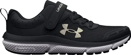Кроссовки Under Armour Assert 10 AC PS Black Metallic Gold, черный