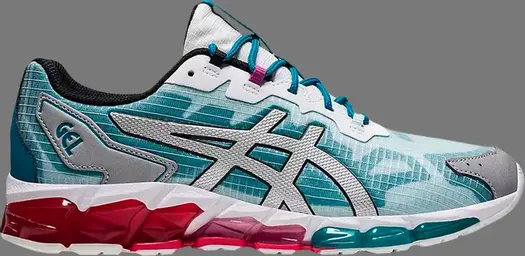 Кроссовки gel quantum 360 6 'teal blue red' Asics, чирок