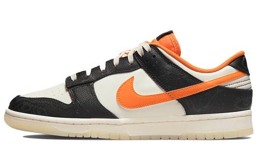 Кроссовки Nike Dunk Low Premium, белый/черный/оранжевый