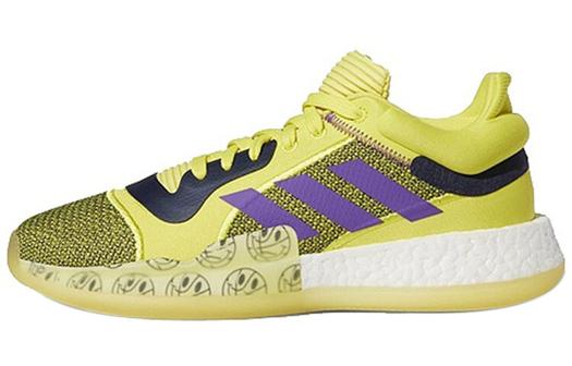 Кроссовки Adidas Marquee Boost Low Yellow Purple Black