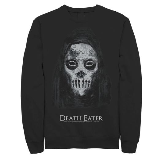 Мужской флисовый пуловер с рисунком Death Eater Harry Potter