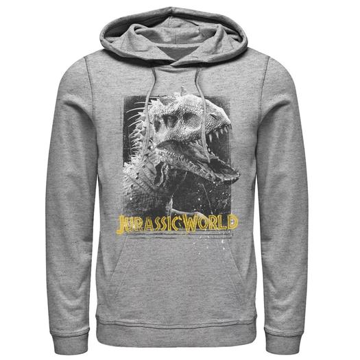 Мужской пуловер с капюшоном и рисунком Jurassic World Indominus Rex Licensed Character