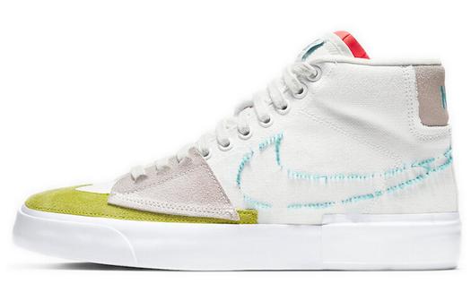 Кроссовки Nike SB Zoom Blazer Mid Edge, белый/синий