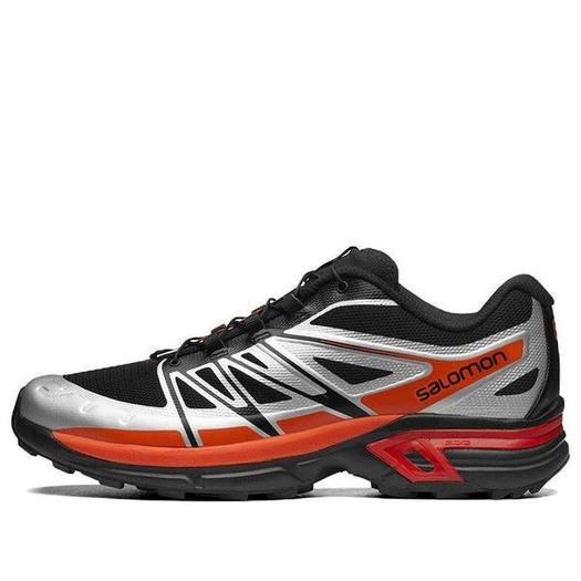 Кроссовки Salomon XT-Wings 2 Black Silver Red, черные