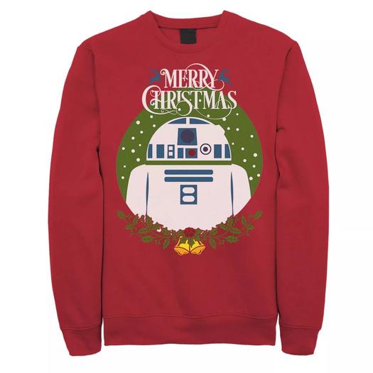 Мужской свитшот Star Wars R2-D2 "Merry Christmas"