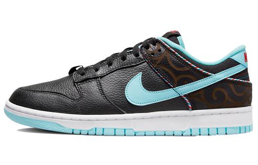 Кроссовки Nike Dunk Low Retro SE, черный/голубой