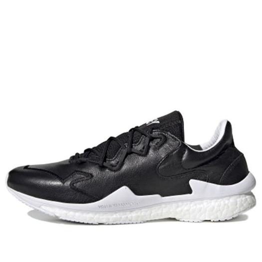 Кроссовки Adidas Y-3 Adizero Runner 'Leather Black', черный