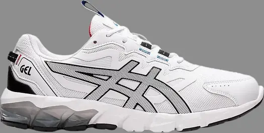 Кроссовки gel quantum 90 3 'white black grey' Asics, белый