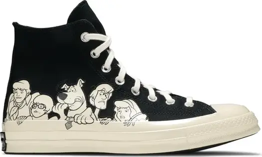 Кроссовки Converse Scooby-Doo x Chuck 70 High Mystery-Solving Gang, черный