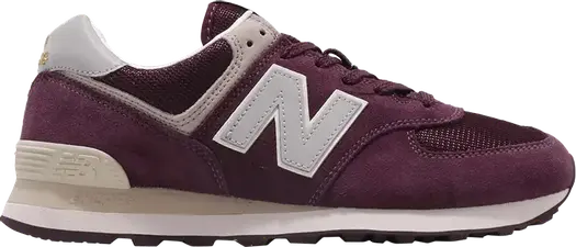 Кроссовки New Balance 574, бордовый/серый