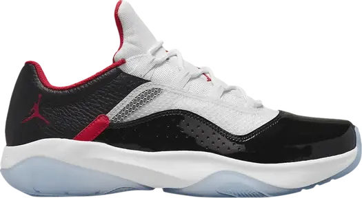 Кроссовки Air Jordan 11 CMFT Low White Black University Red, белый