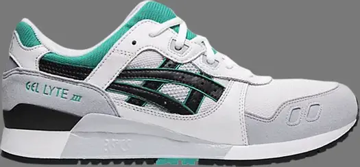 Кроссовки gel lyte 3 'white black' Asics, белый