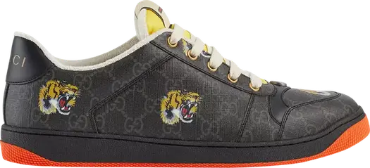 Кроссовки Gucci Screener Tiger, черные