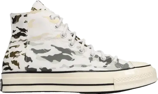 Кроссовки Converse Chuck 70 Hi Camo, белый
