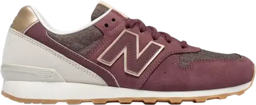 Кроссовки New Balance Wmns 696, бордовый/серый