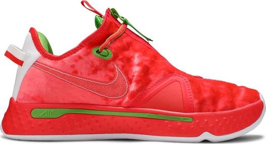 Кроссовки Nike PG 4 Christmas, красный