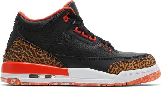 Кроссовки Air Jordan 3 Retro GS Kumquat, черный
