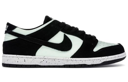 Кастомизированные кроссовки Nike SB Dunk Low Barely Men's, зеленый/белый/черный