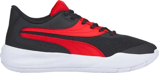 Кроссовки Puma Triple Low Black High Risk Red, черный