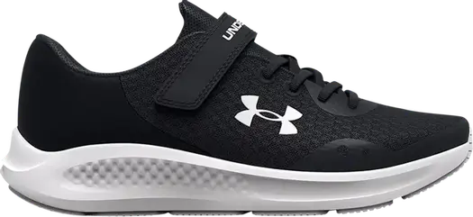 Кроссовки Under Armour Charged Pursuit 3 AC PS Black White, черный