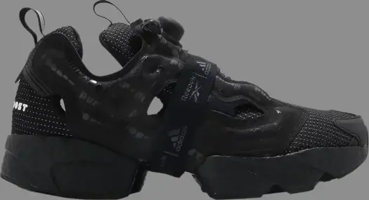 Кроссовки instapump fury boost 'triple black' Reebok, черный
